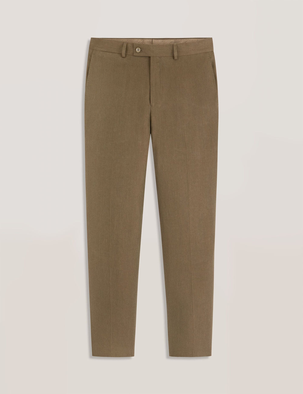 Men WINTER - Flat Front Linen Suit Pant - Ted Baker