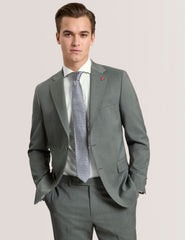 Men WRIGHT - Single Breasted Two Button Notch Flat Front Plaid Jacket - Ted Baker