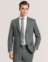Men WRIGHT - Single Breasted Two Button Notch Flat Front Plaid Jacket - Ted Baker