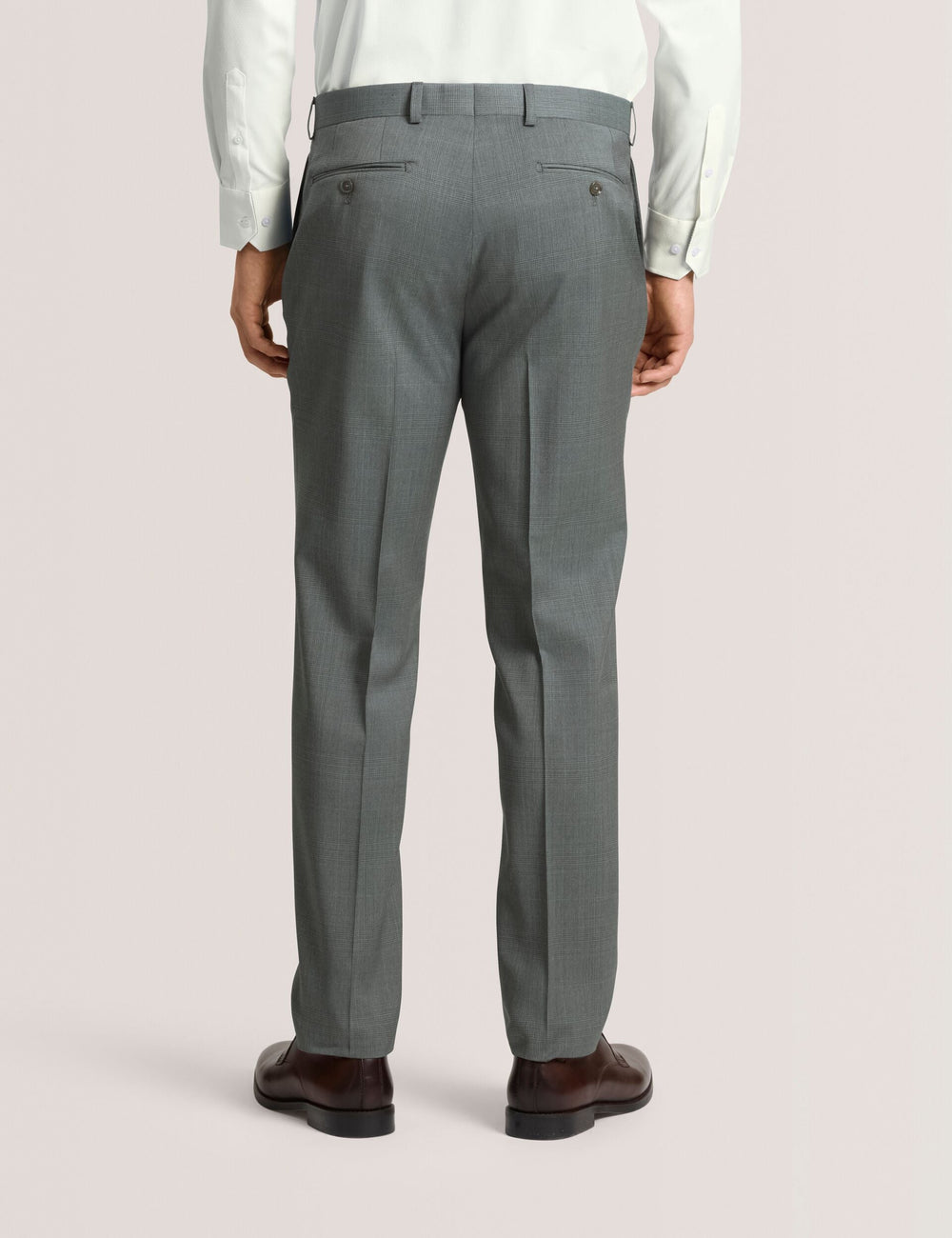 Men WINTER - Flat Front Plaid Suit Pant - Ted Baker