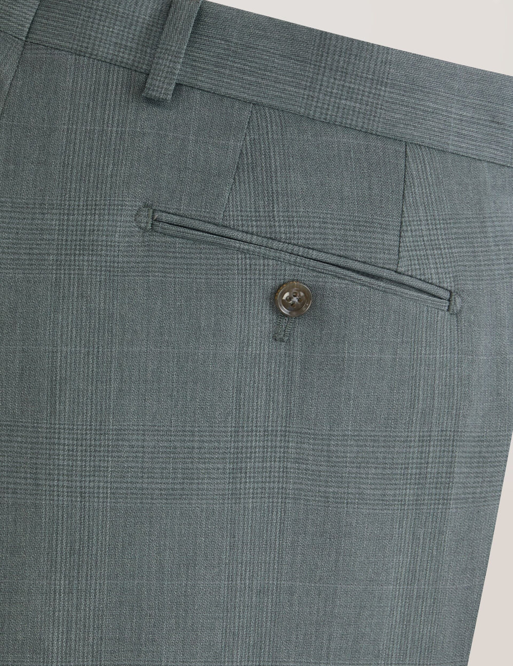 Men WINTER - Flat Front Plaid Suit Pant - Ted Baker