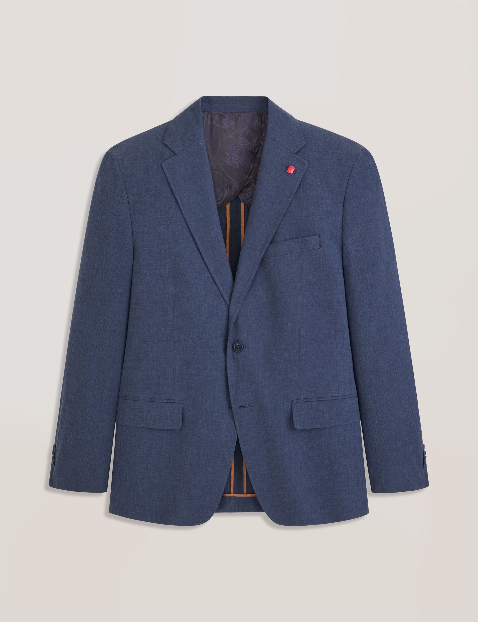 Men WINFRED - Single Breasted Two Button Notch Flat Front Seersucker Suit Jacket - Ted Baker