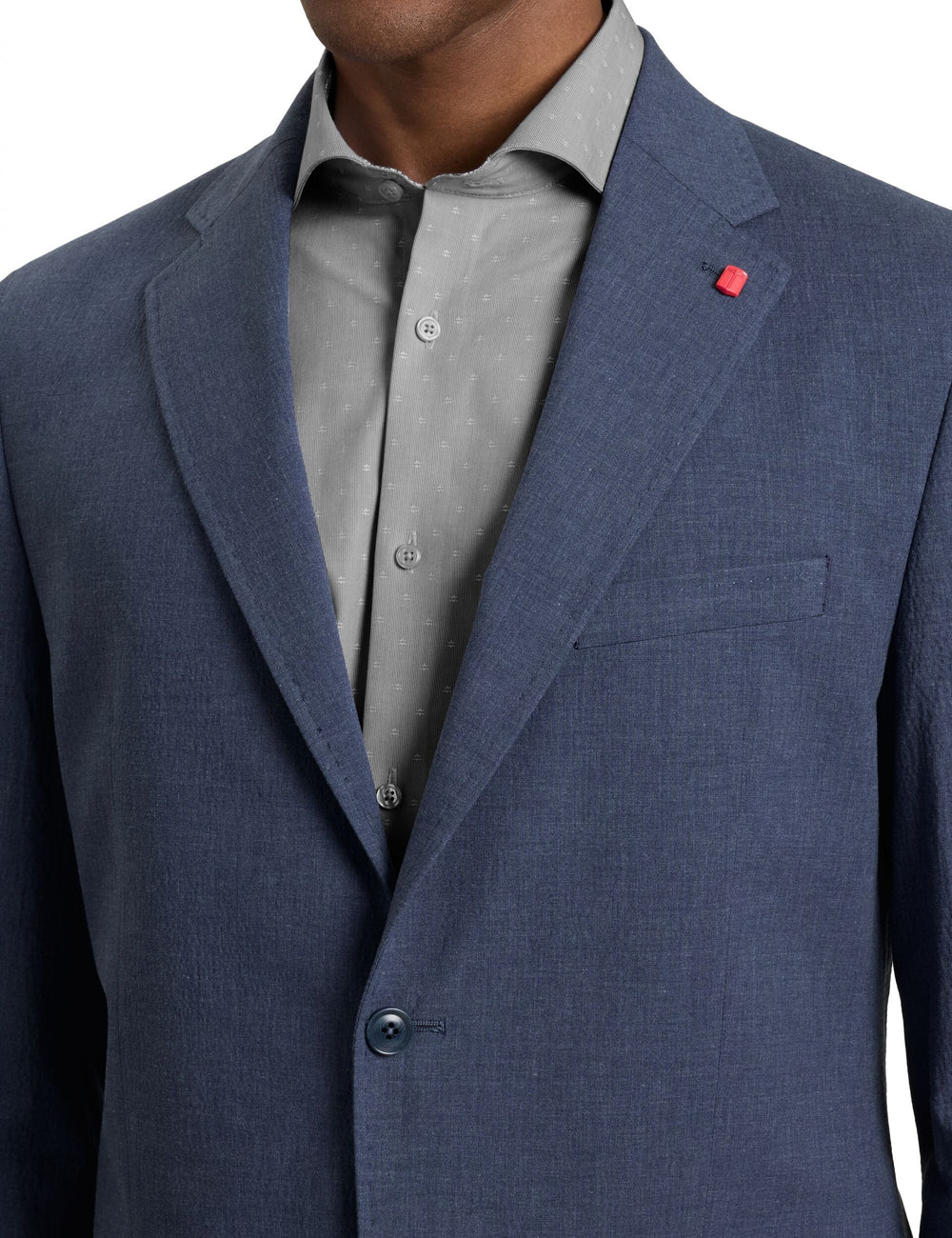 Men WINFRED - Single Breasted Two Button Notch Flat Front Seersucker Suit Jacket - Ted Baker