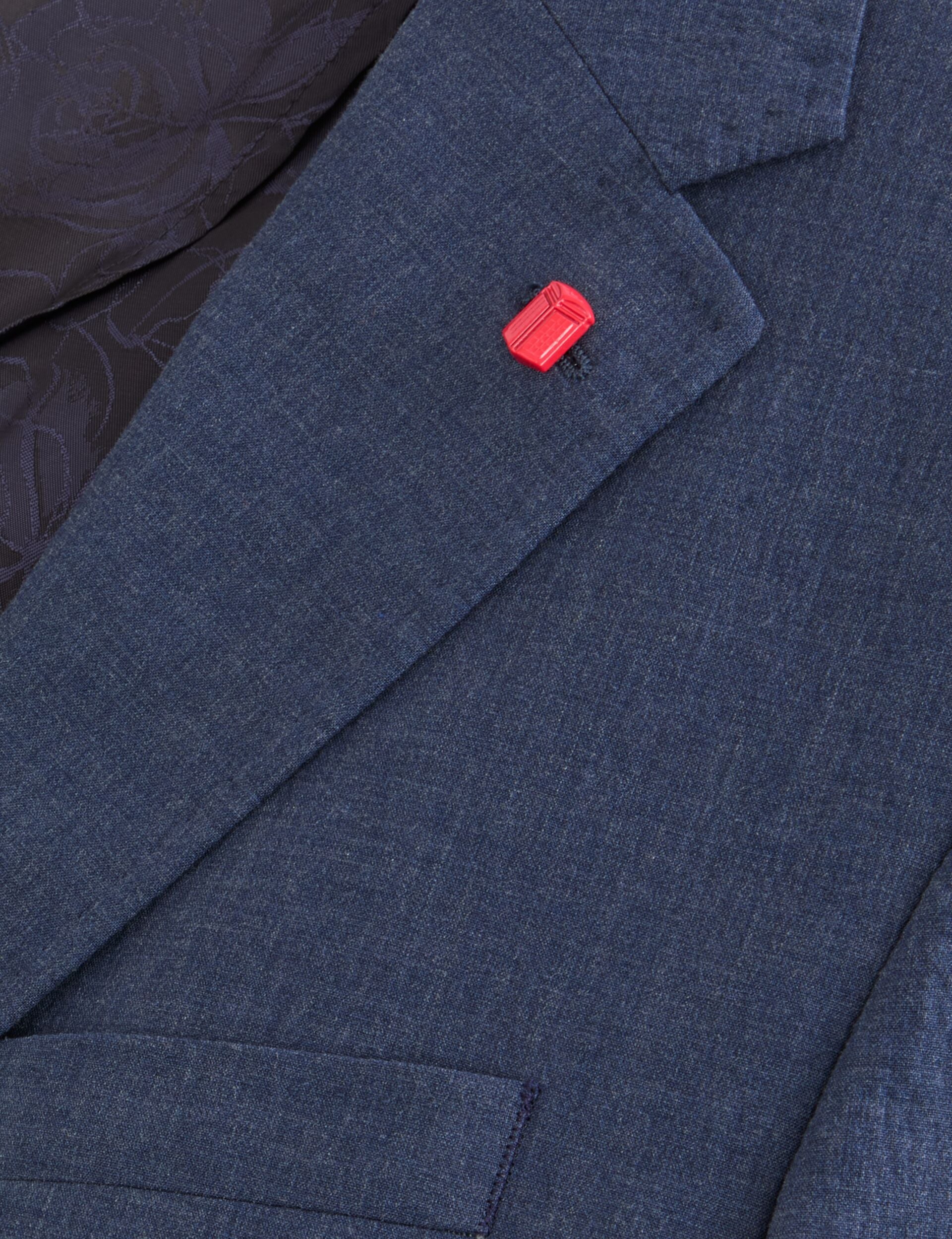 Men WINFRED - Single Breasted Two Button Notch Flat Front Seersucker Suit Jacket - Ted Baker