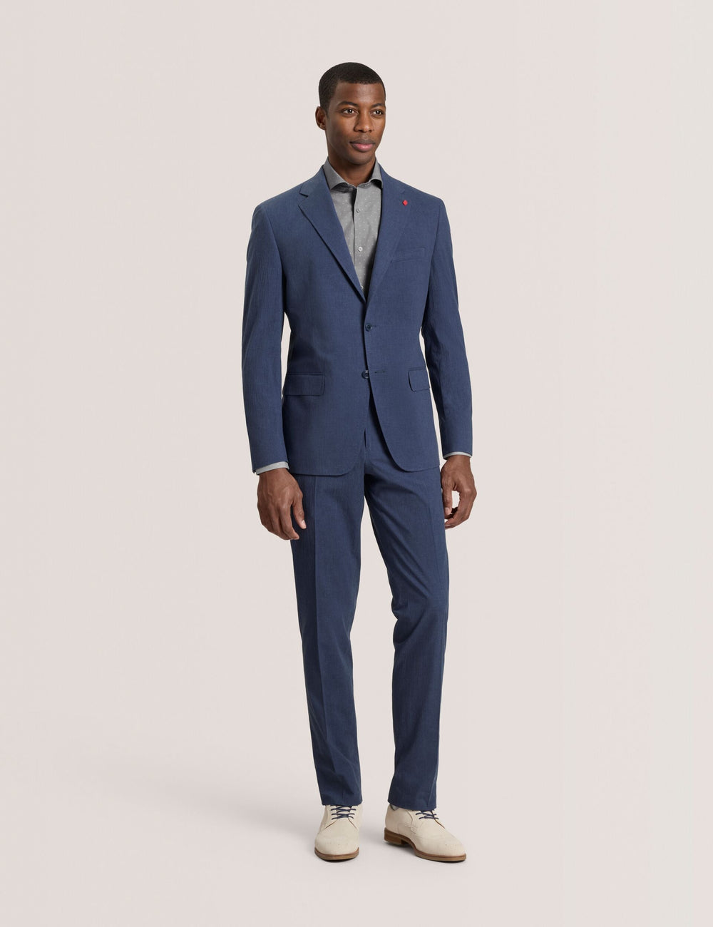Men WINTER - Flat Front Seersucker Suit Pant - Ted Baker