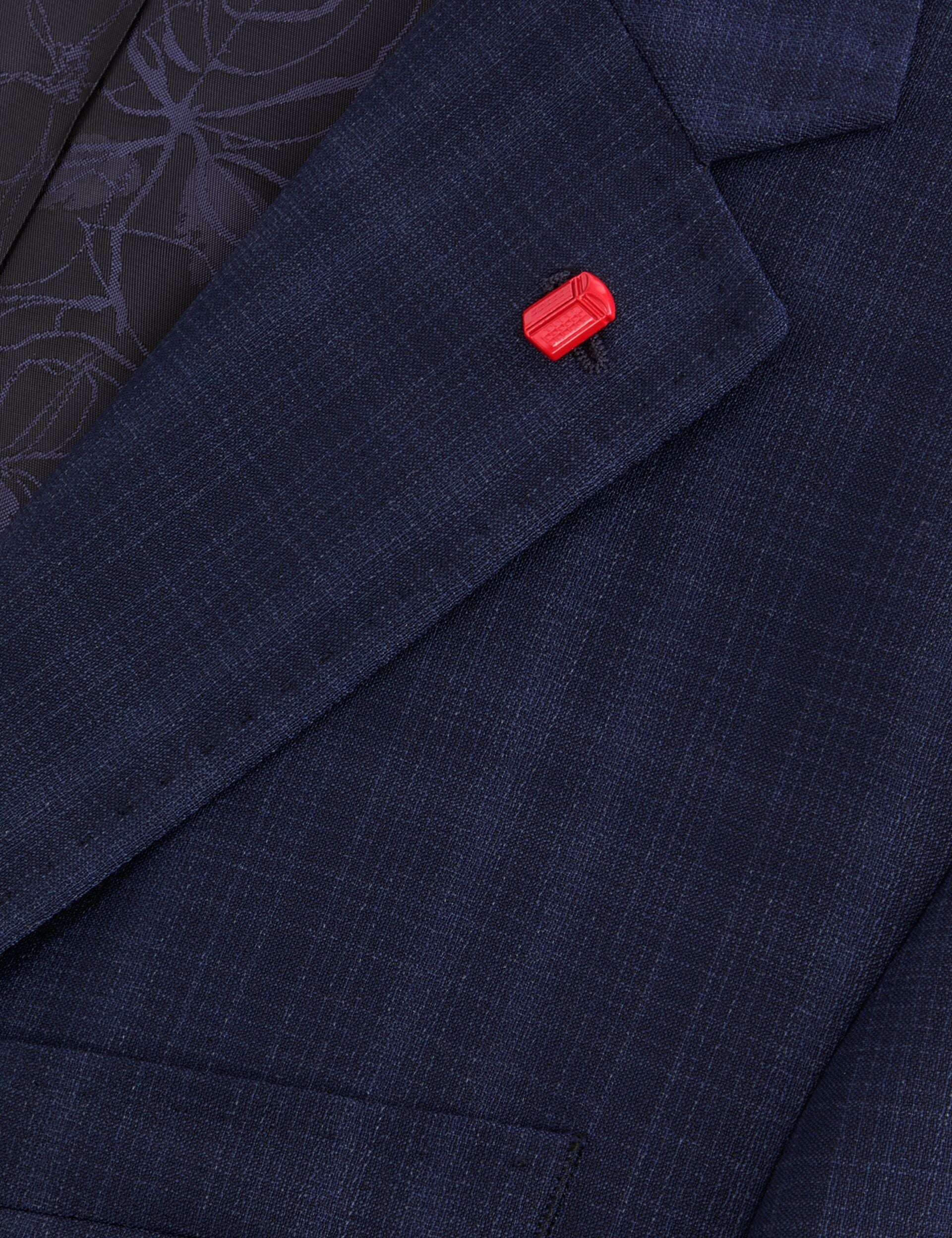 Men WRIGHT - Single Breasted Two Button Notch Flat Front Plaid Jacket - Ted Baker