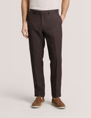 Men WINTER - Flat Front Linen Suit Pant - Ted Baker