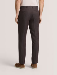Men WINTER - Flat Front Linen Suit Pant - Ted Baker