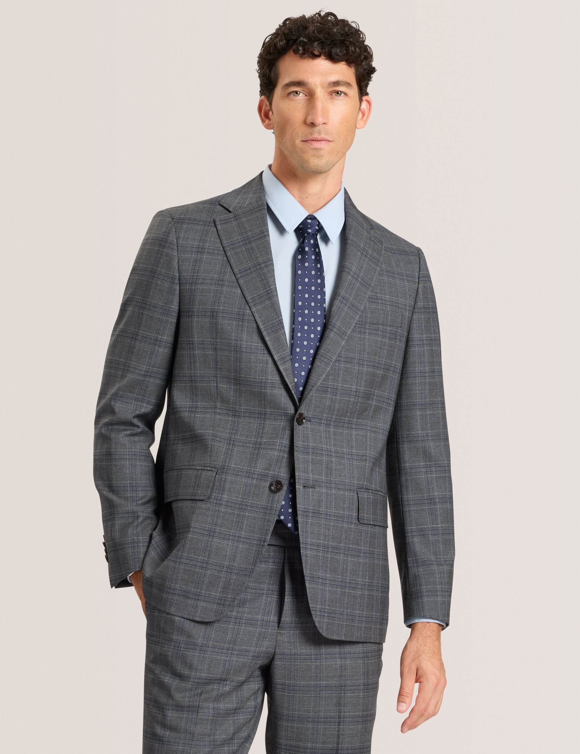 Men|Sale WRIGHT-PLAID - Plaid Suit Jacket - Ted Baker