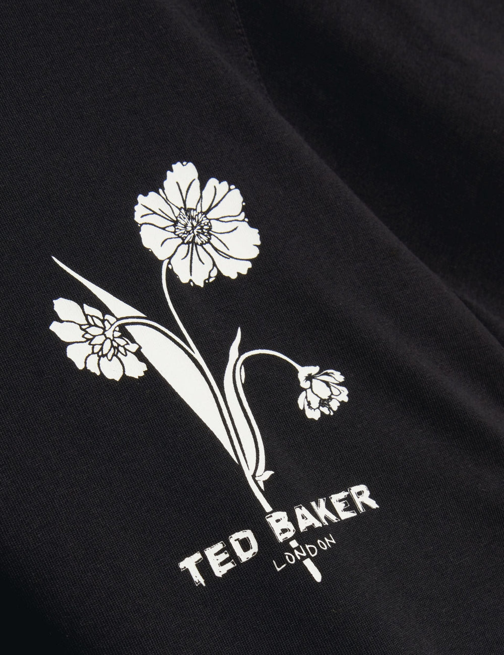 Men CAHEL Floral Logo Graphic Cotton T-Shirt - Ted Baker