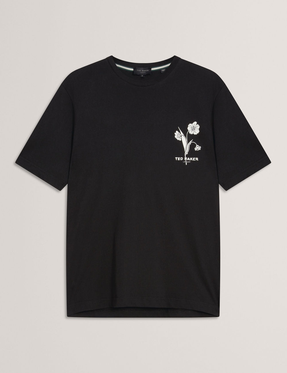 Men CAHEL Floral Logo Graphic Cotton T-Shirt - Ted Baker