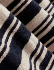 Men BRODI Striped Linen Blend Knitted Polo Shirt - Ted Baker