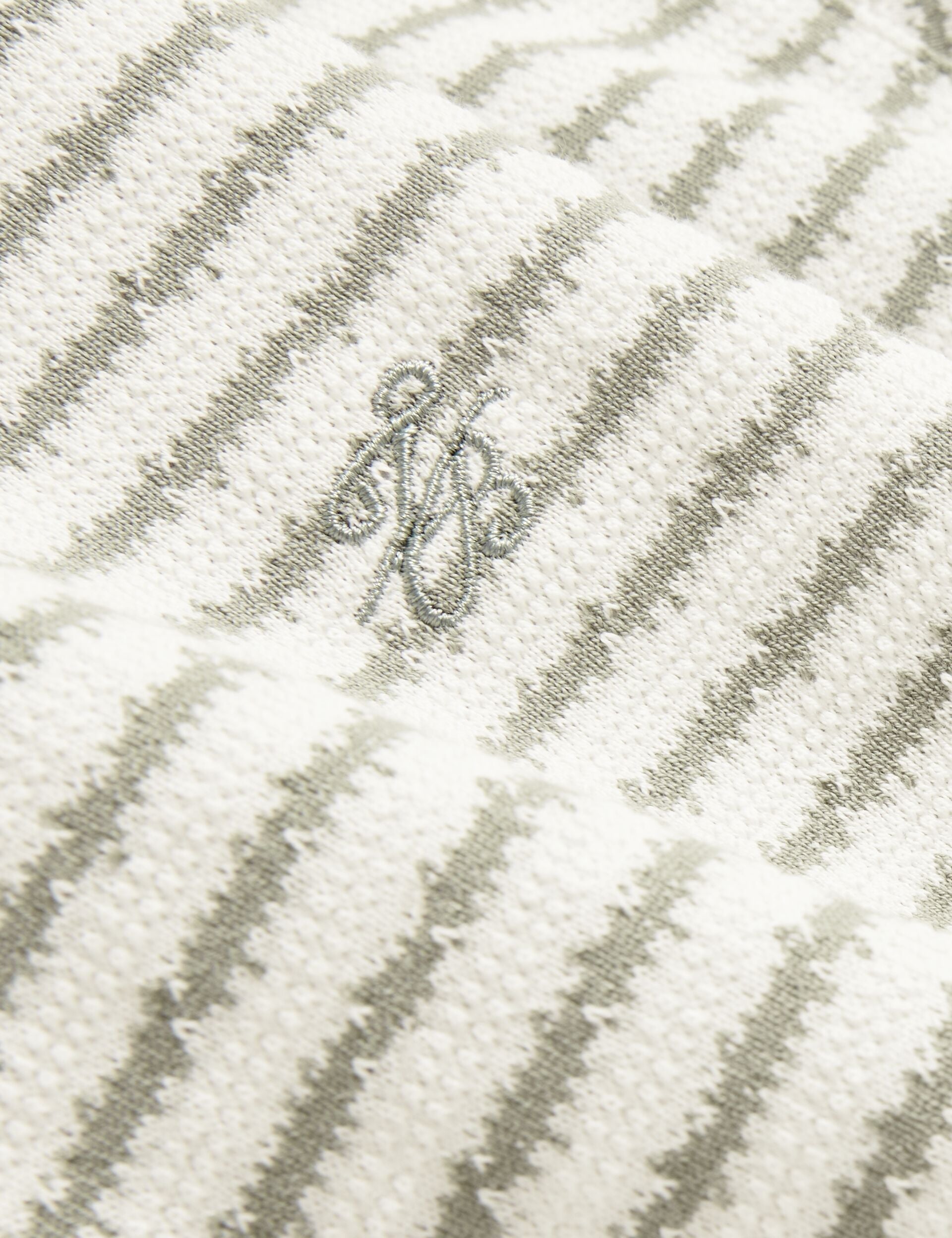 Men VEXRIN Textural Stripe Crew Neck Cotton T-Shirt - Ted Baker