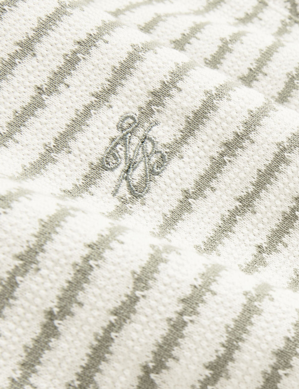 Men VEXRIN Textural Stripe Crew Neck Cotton T-Shirt - Ted Baker