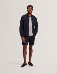 Men|Sale VEXRIN Textural Stripe Crew Neck Cotton T-Shirt - Ted Baker