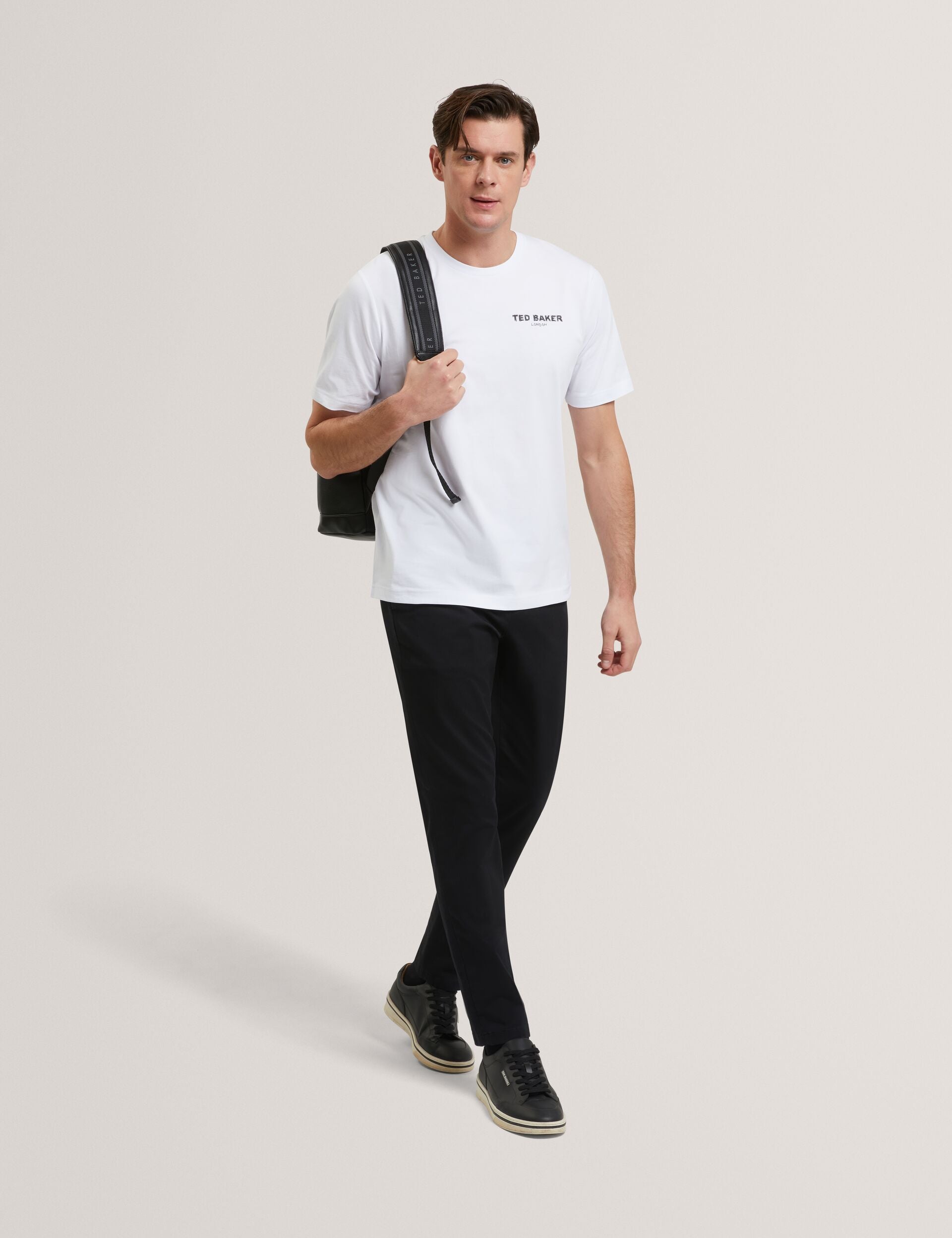 Men RAMOSS Flamingo Back Graphic Cotton T-Shirt - Ted Baker
