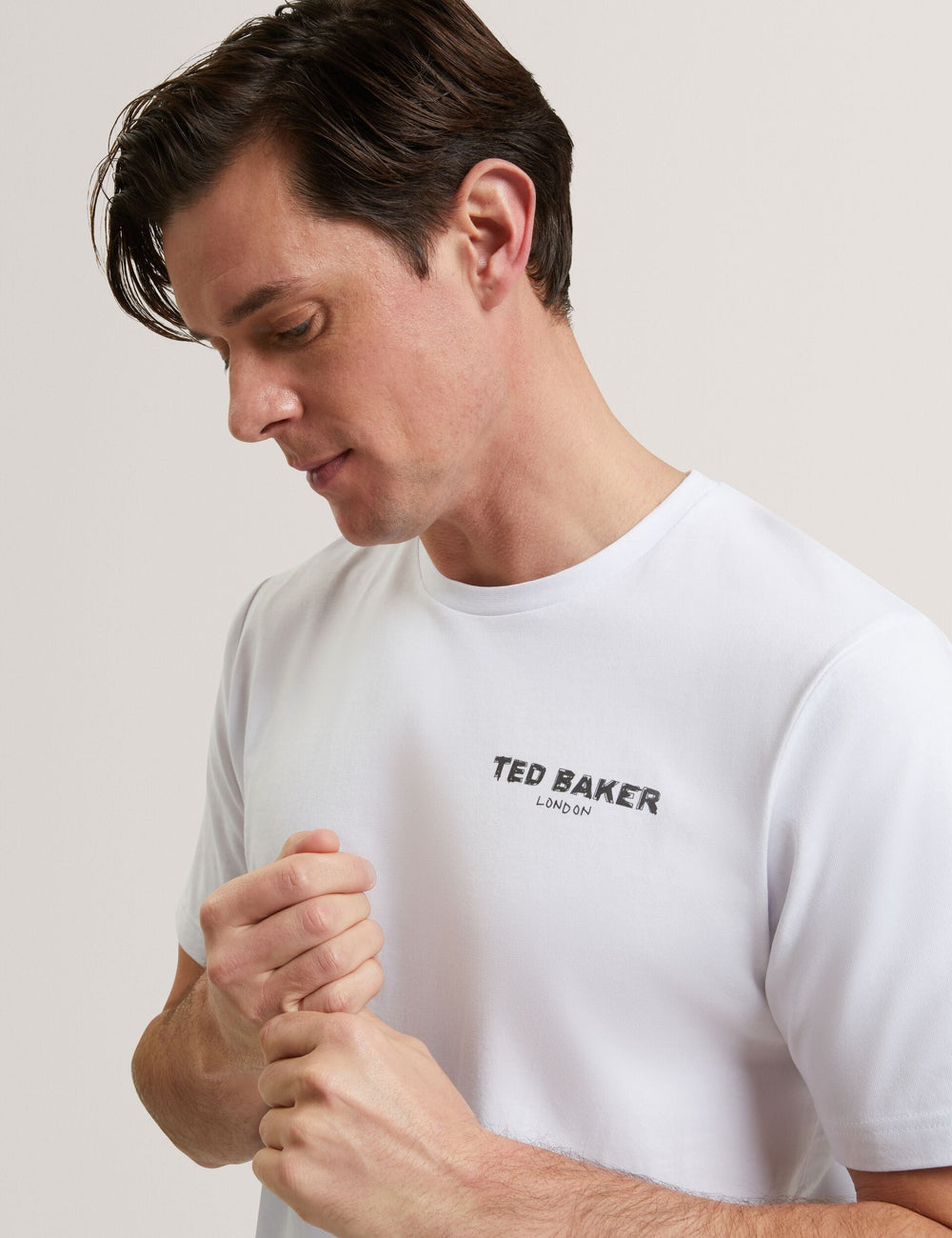 Men RAMOSS Flamingo Back Graphic Cotton T-Shirt - Ted Baker