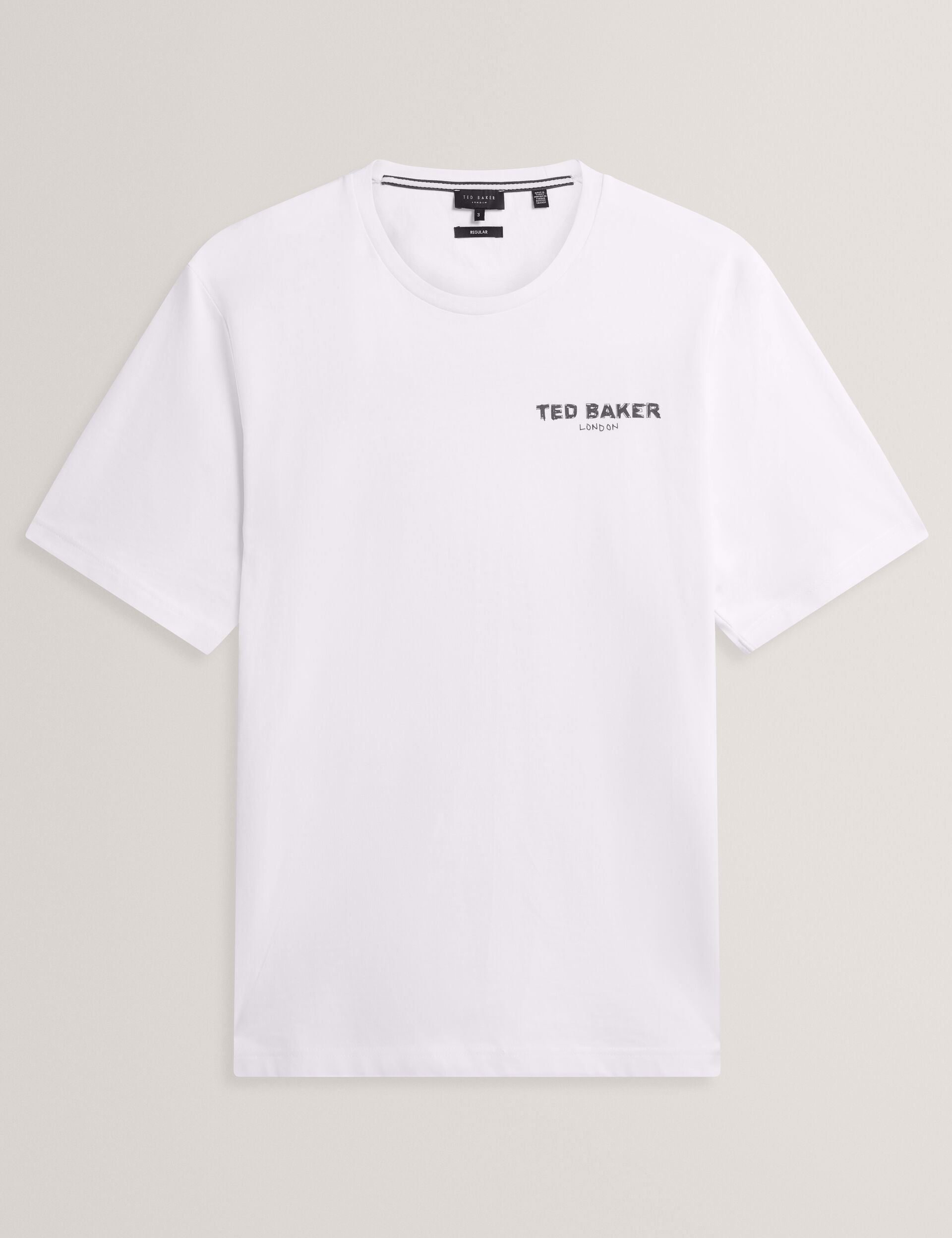 Men RAMOSS Flamingo Back Graphic Cotton T-Shirt - Ted Baker