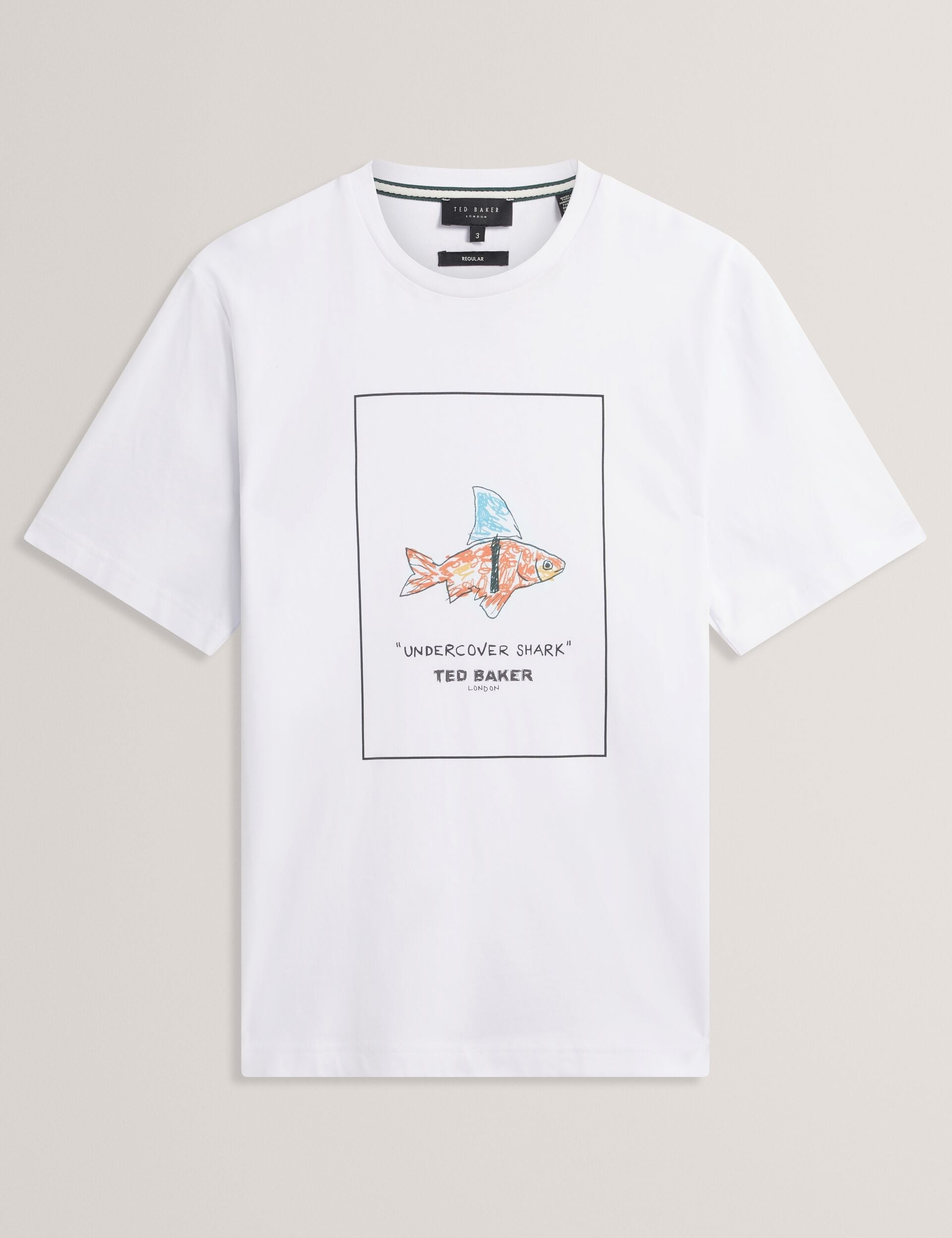 Men LUCU Goldfish Graphic Pure Cotton T-Shirt - Ted Baker