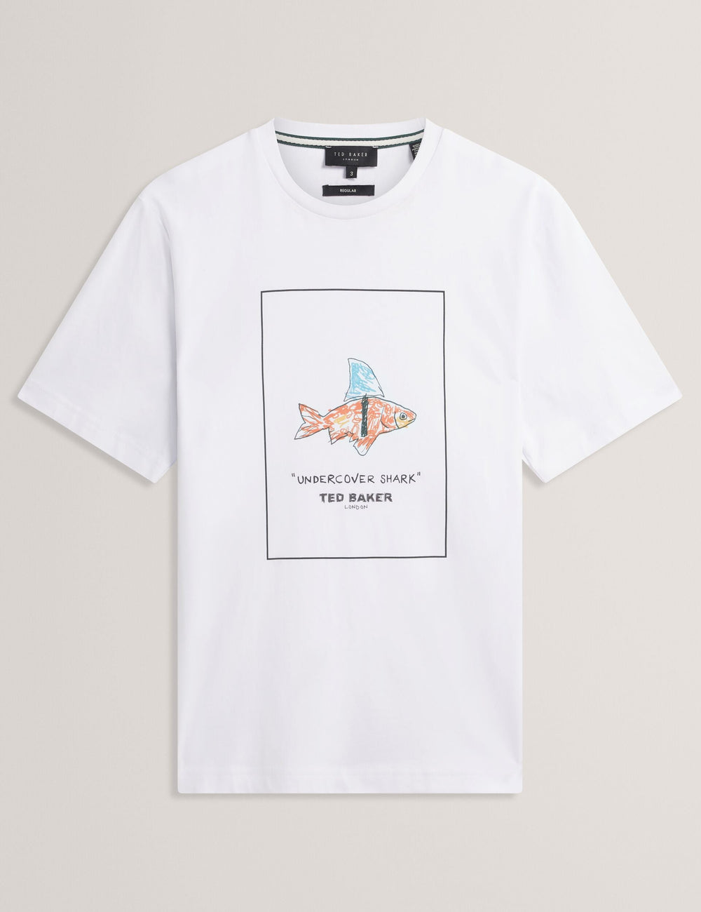 Men LUCU Goldfish Graphic Pure Cotton T-Shirt - Ted Baker