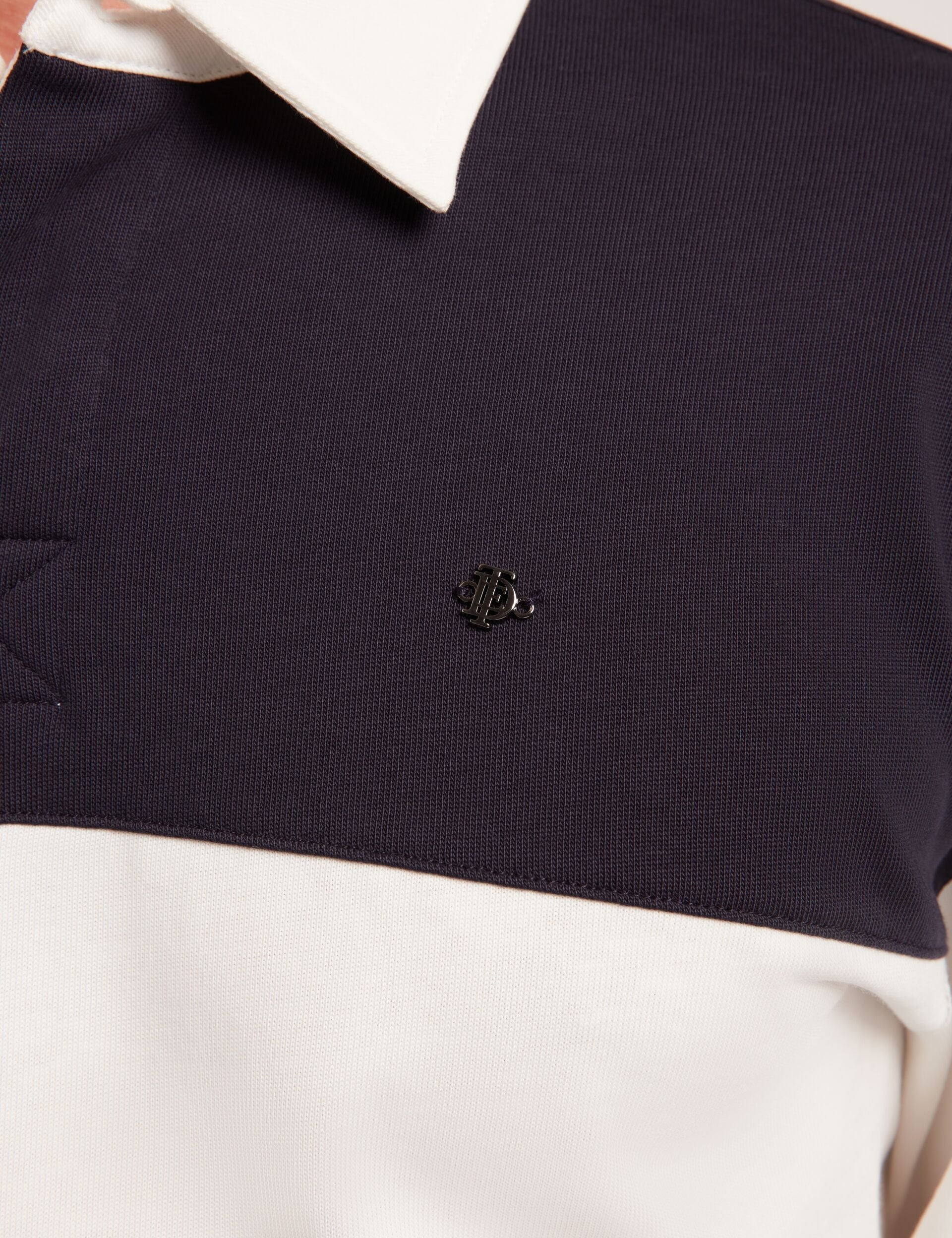 Men|Sale TRAVISS Block Stripe Jersey Cotton Rugby Shirt - Ted Baker