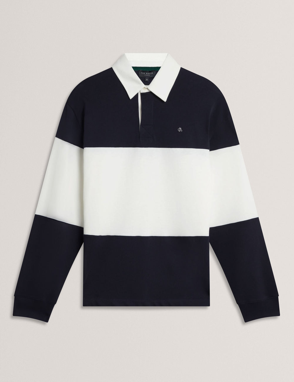 Men|Sale TRAVISS Block Stripe Jersey Cotton Rugby Shirt - Ted Baker