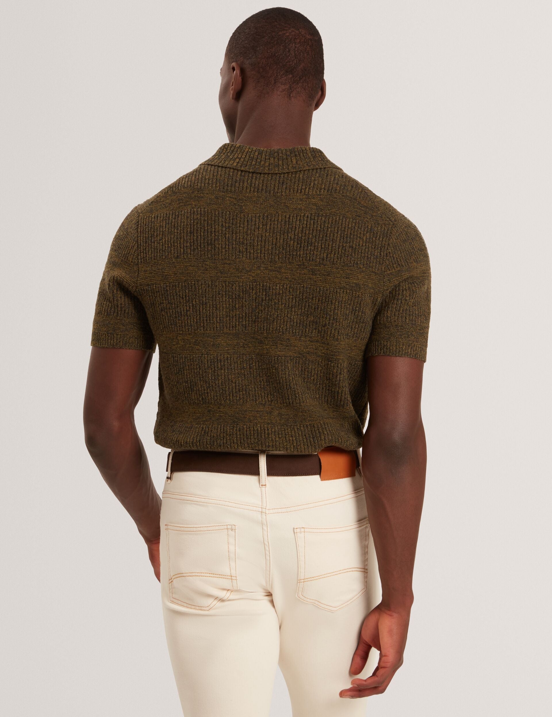 Men|Sale MAVIK - Short Sleeve Twist Stitch Detail Polo - Ted Baker