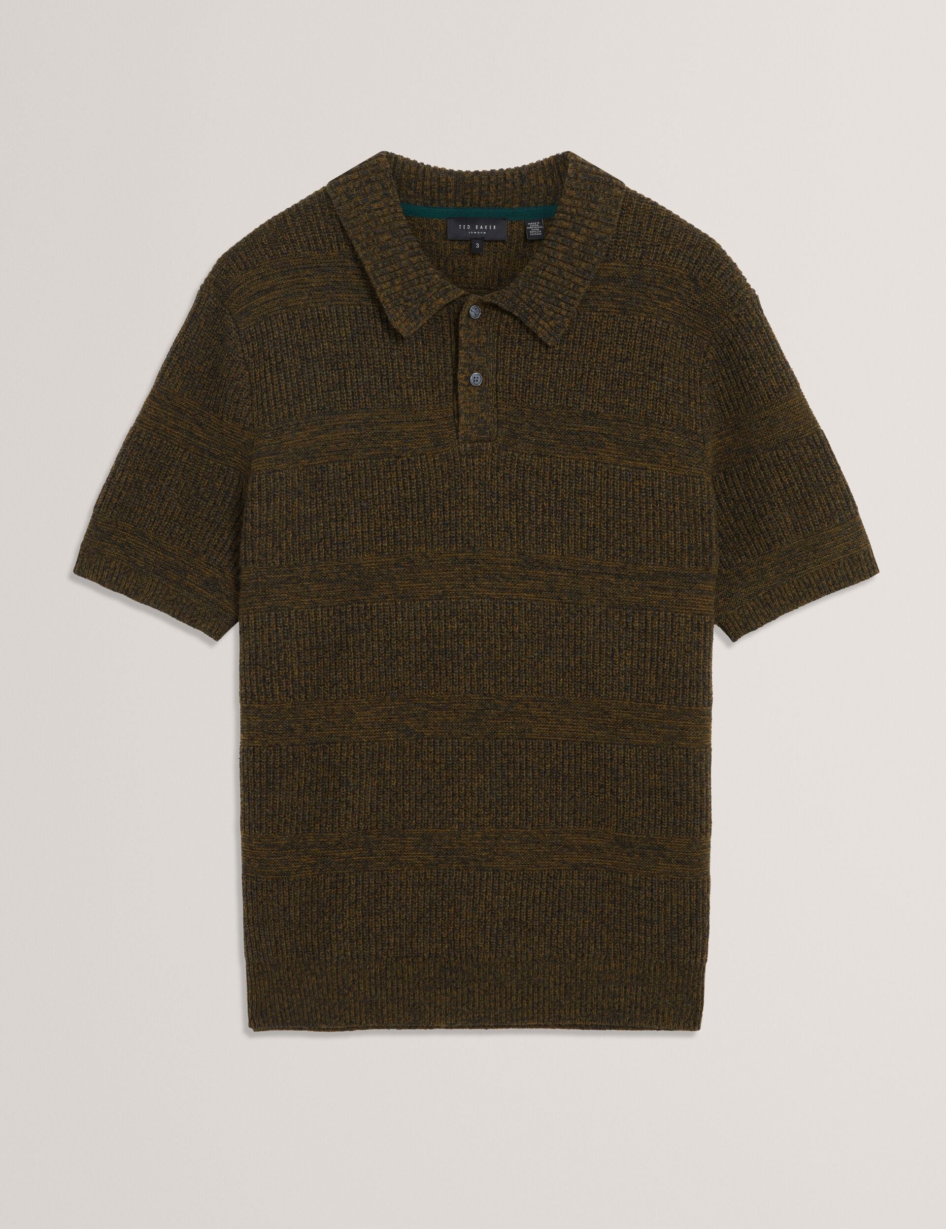 Men|Sale MAVIK - Short Sleeve Twist Stitch Detail Polo - Ted Baker