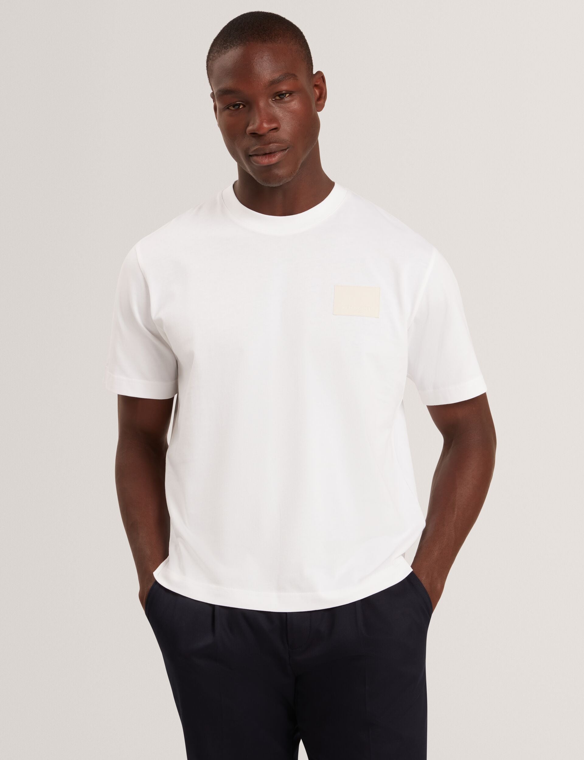 Men LUCKA - TB Branded Heavy Weight T-Shirt - Ted Baker