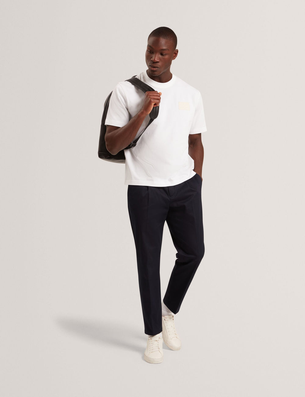 Men LUCKA - TB Branded Heavy Weight T-Shirt - Ted Baker