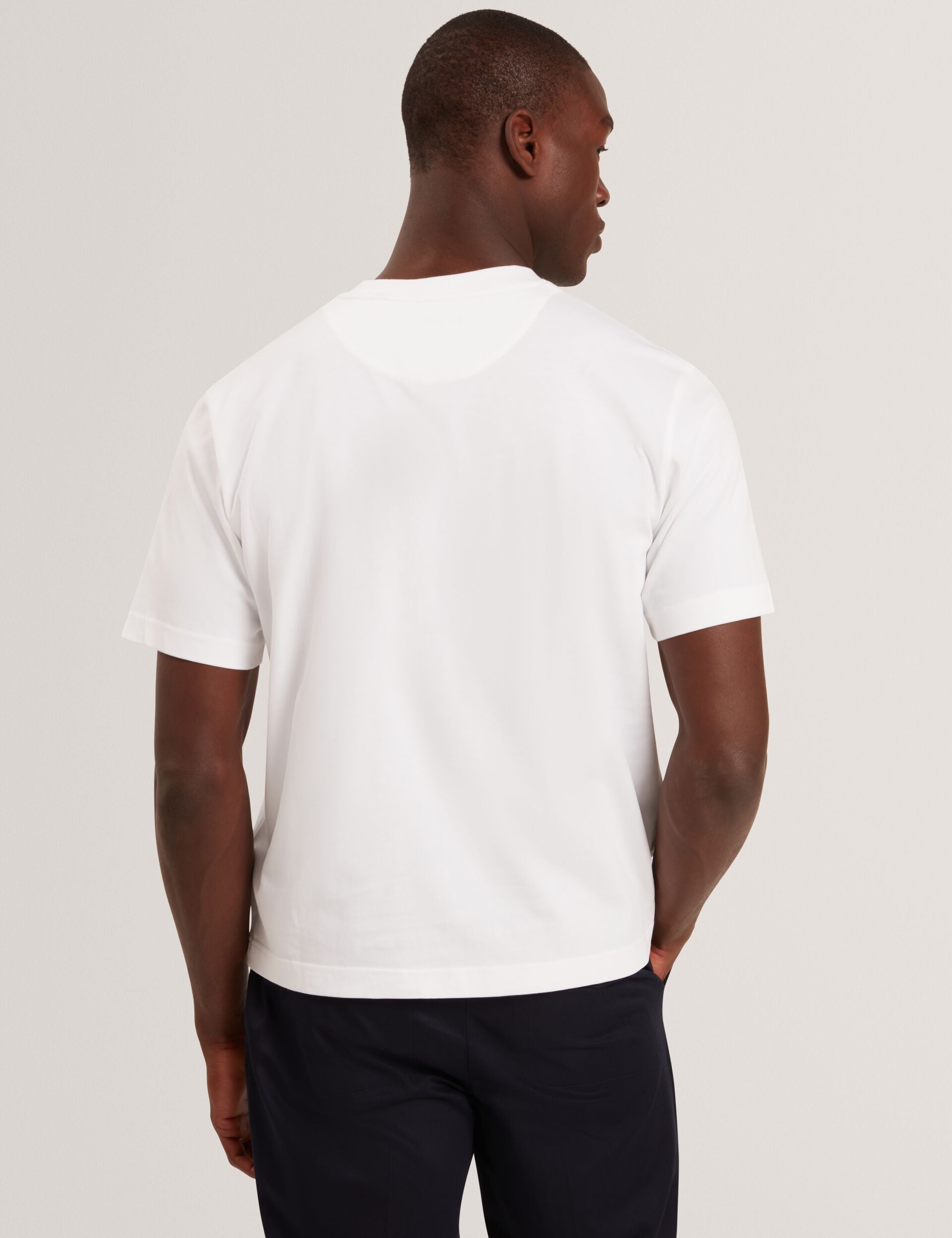 Men LUCKA - TB Branded Heavy Weight T-Shirt - Ted Baker