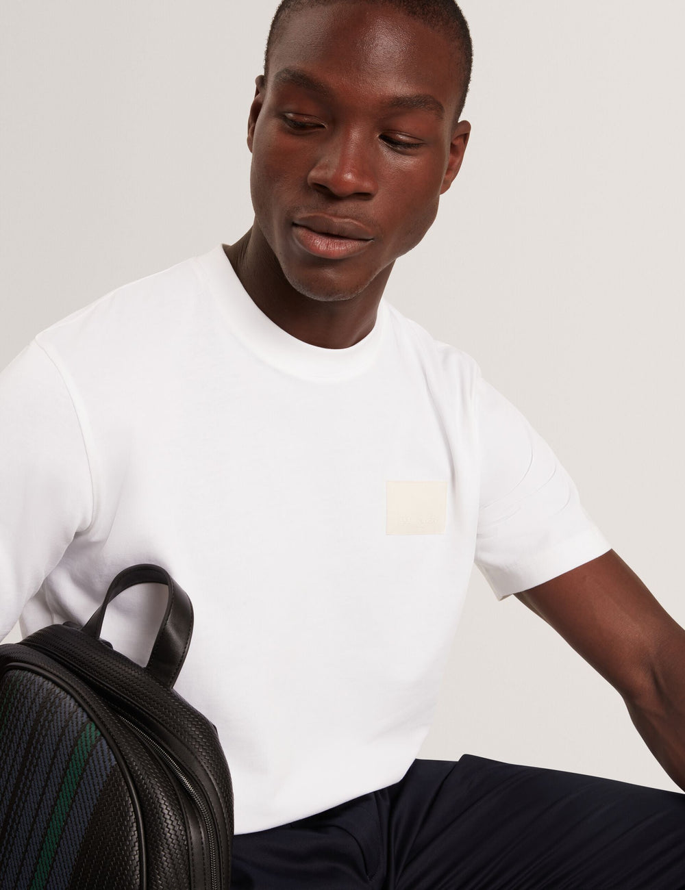 Men LUCKA - TB Branded Heavy Weight T-Shirt - Ted Baker