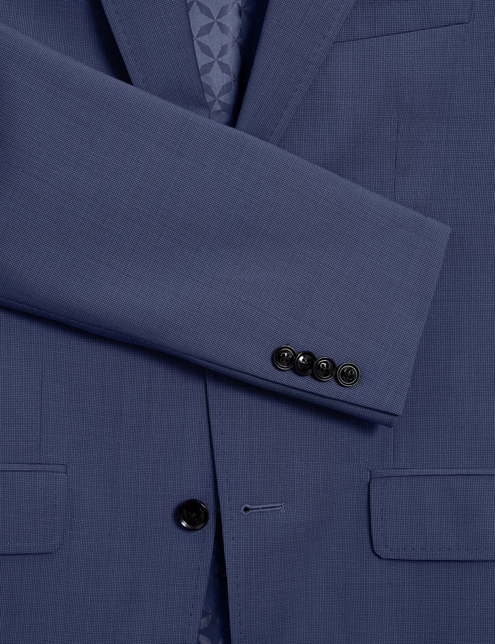 Men JAY - Textured Woven Wool Suit Jacket - Ted Baker