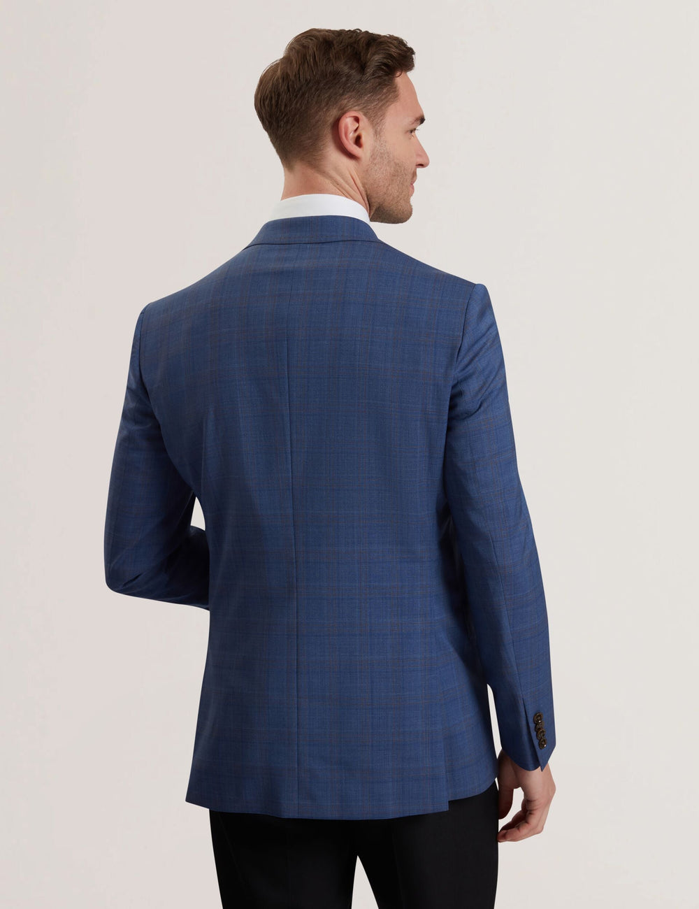 Men JAY - Textured Woven Wool Suit Jacket - Ted Baker
