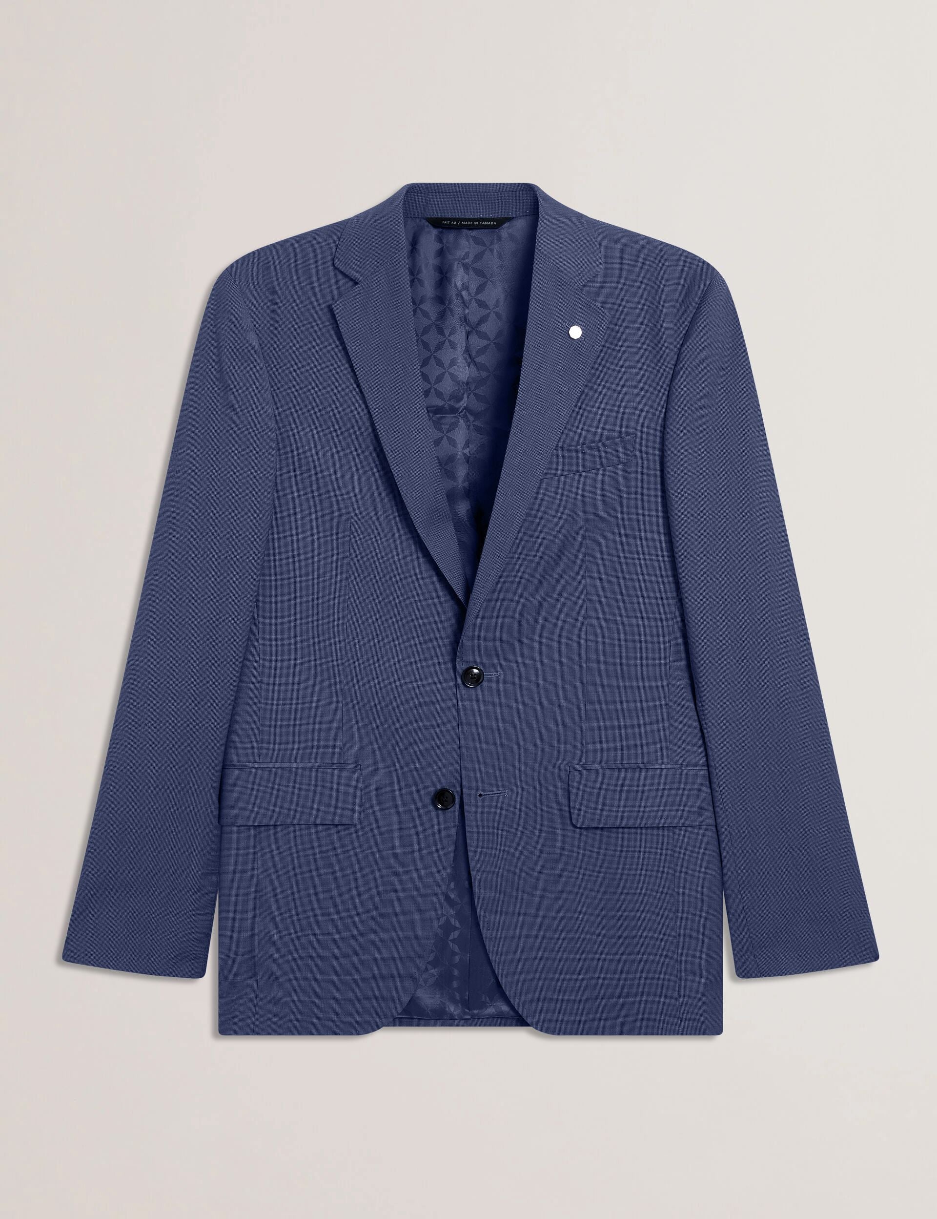 Men JAY - Textured Woven Wool Suit Jacket - Ted Baker