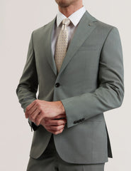 Men ROGERLY - Slim Fit Sage Green Wool Suit Jacket - Ted Baker