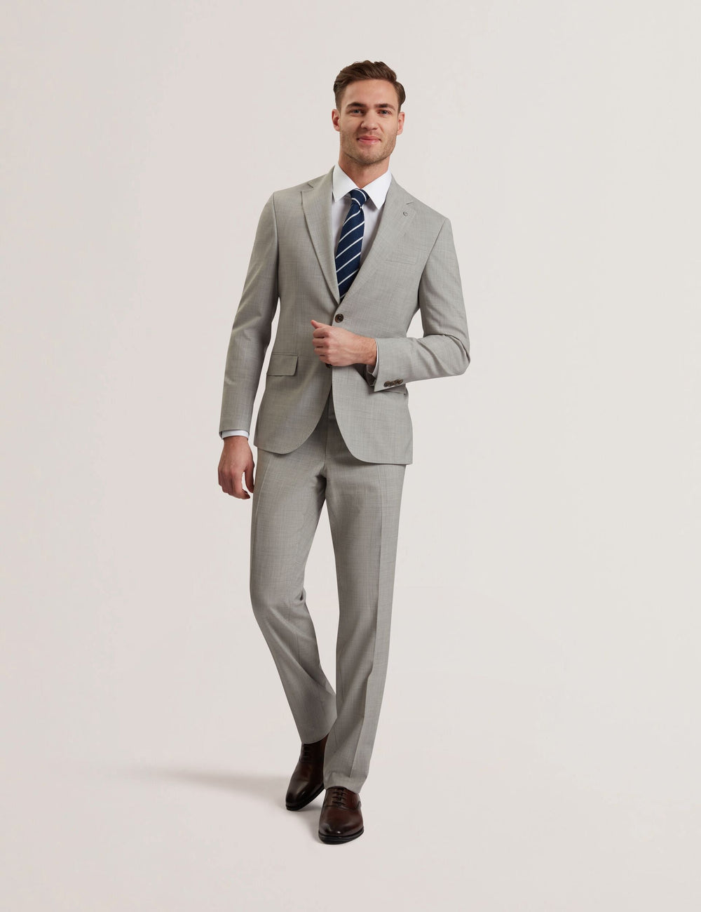 Men RALPHS - Tailored Fit Sharkskin Wool Suit Jacket - Ted Baker