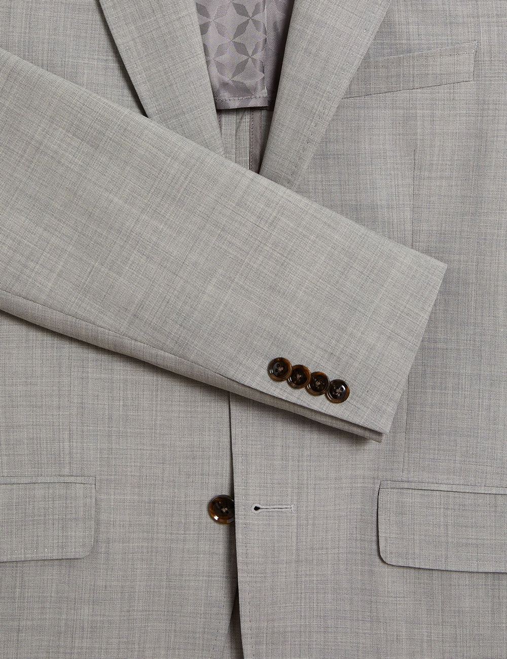 Men RALPHS - Tailored Fit Sharkskin Wool Suit Jacket - Ted Baker