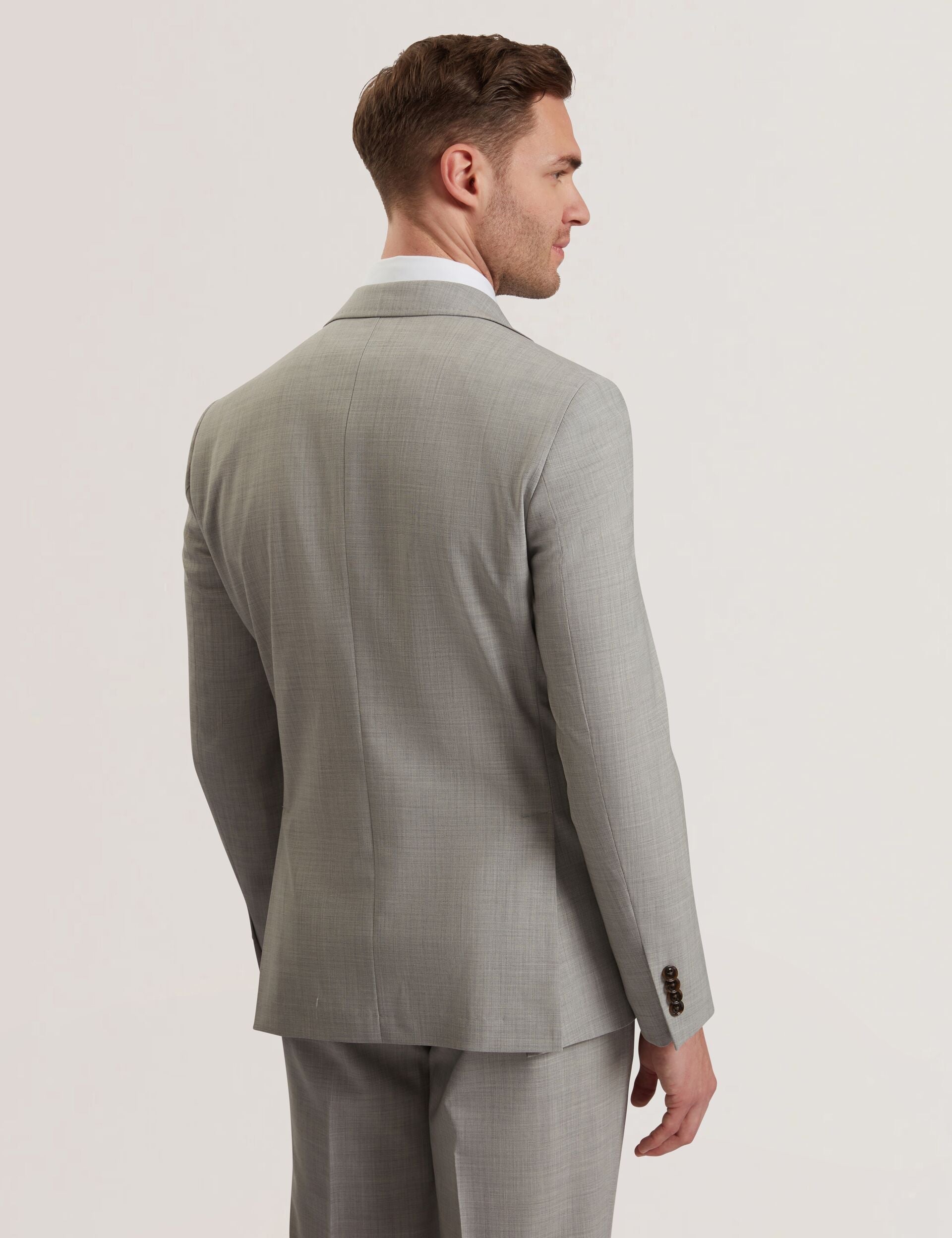 Men RALPHS - Tailored Fit Sharkskin Wool Suit Jacket - Ted Baker