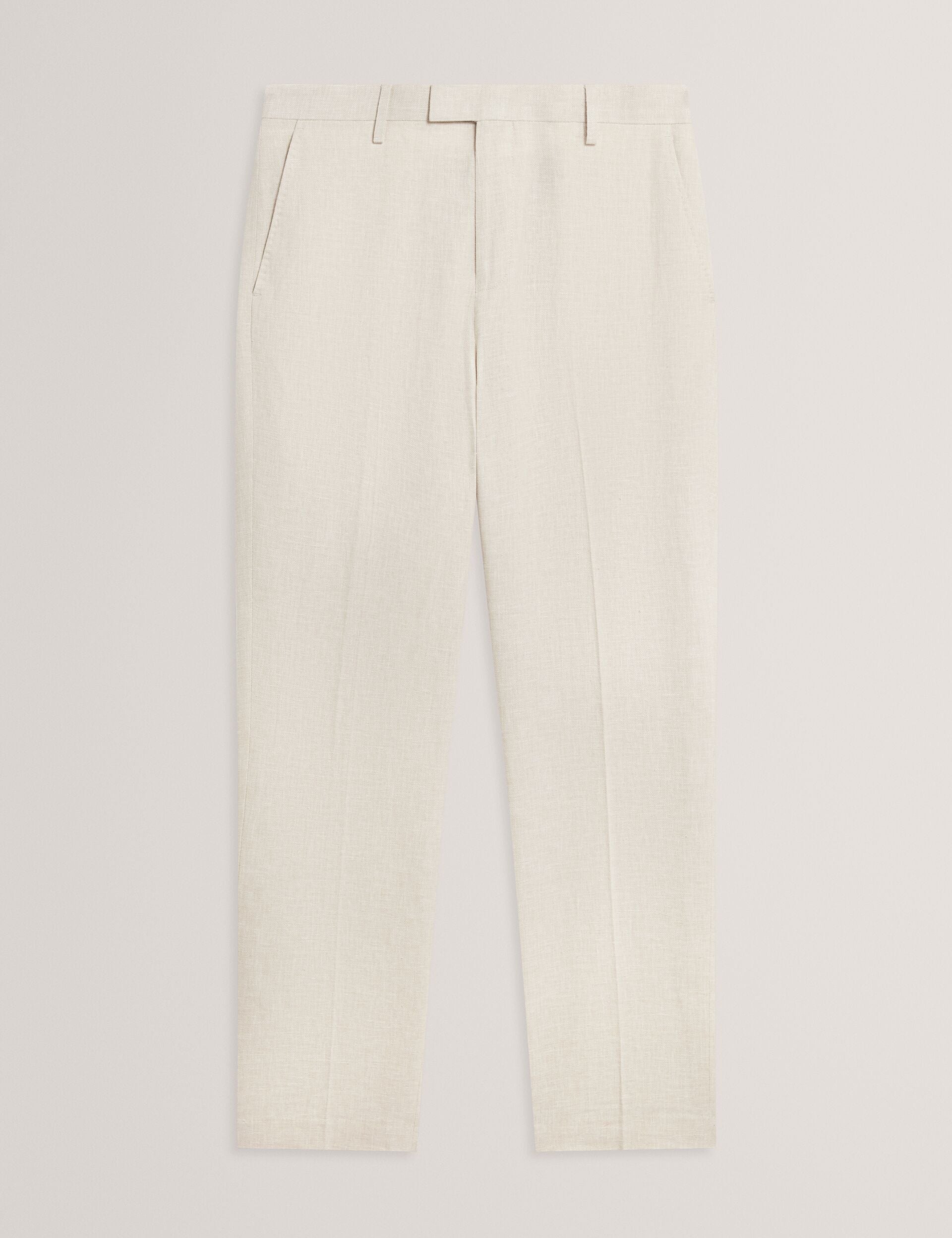 Men GIVRANT Tailored Linen Blend Slim Fit Pants - Ted Baker