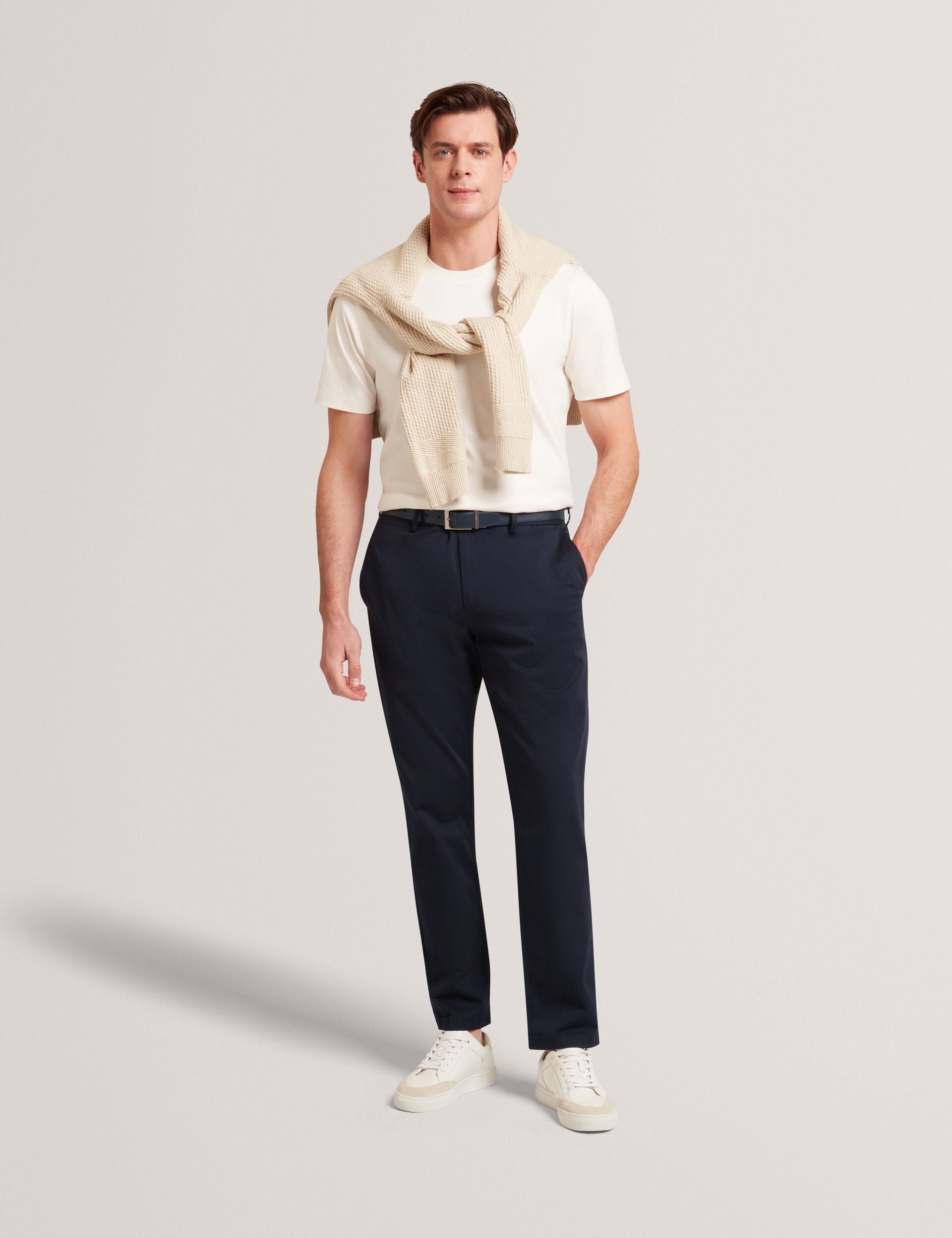 Men HOWETON Slim Fit Stretch Cotton Chinos - Ted Baker
