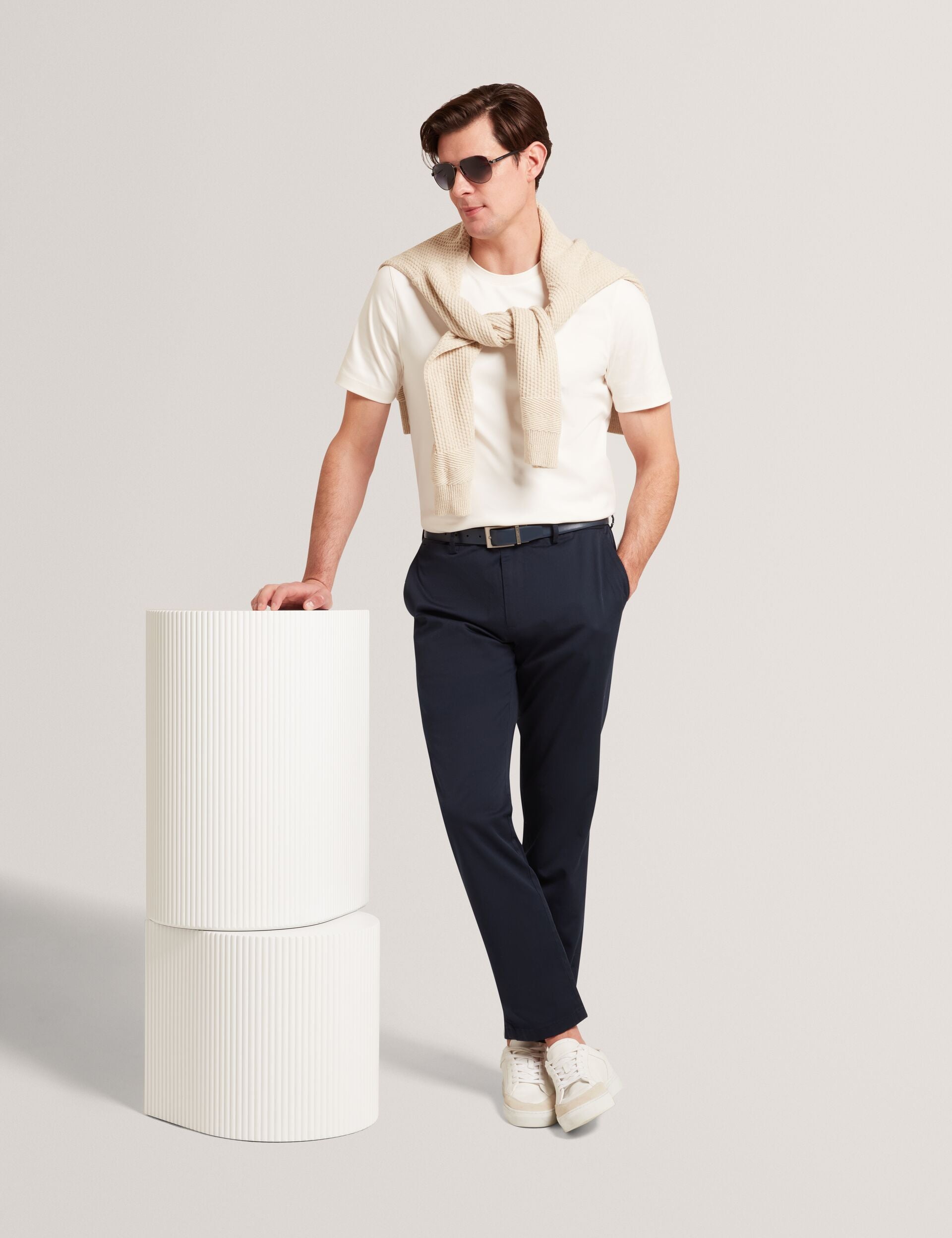 Men HOWETON Slim Fit Stretch Cotton Chinos - Ted Baker