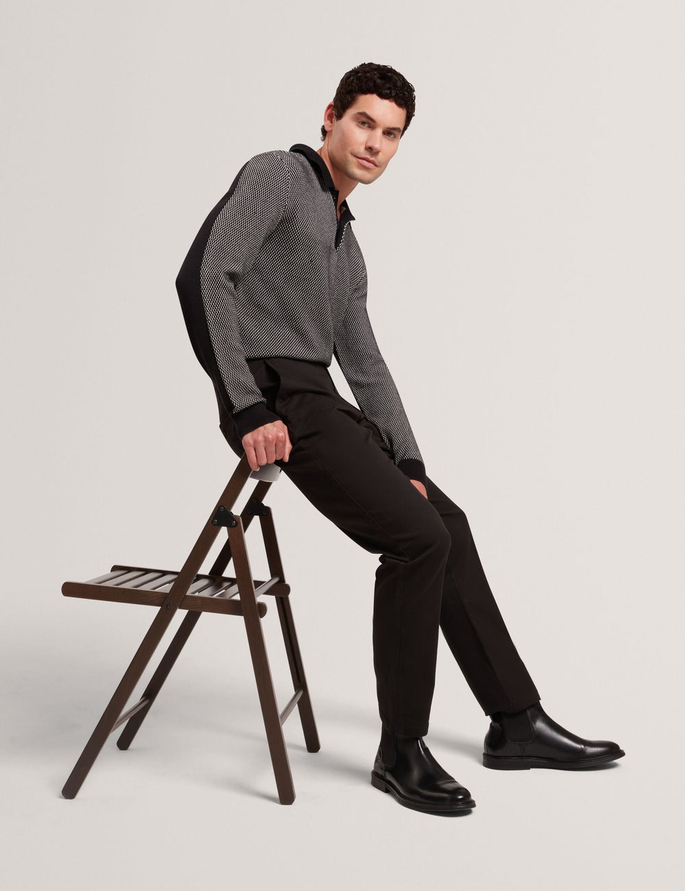Men HOWETON Slim Fit Stretch Cotton Chinos - Ted Baker
