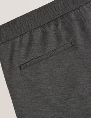 Men KNIT TWILL ELASTIC TROUSERS - Iron Gate Heather - Ted Baker