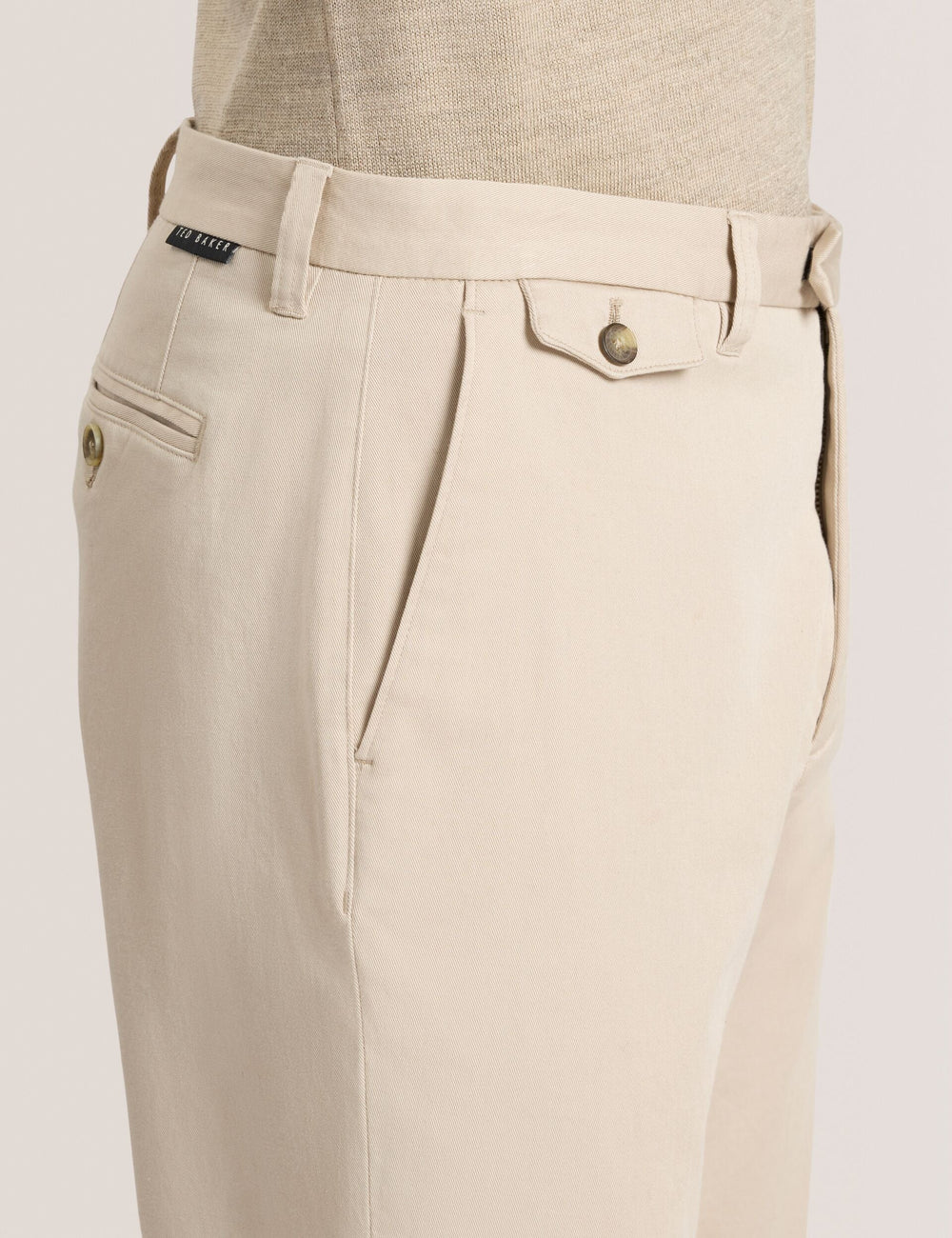 Men HEAVY TWILL CHINO - Oxford Tan - Ted Baker