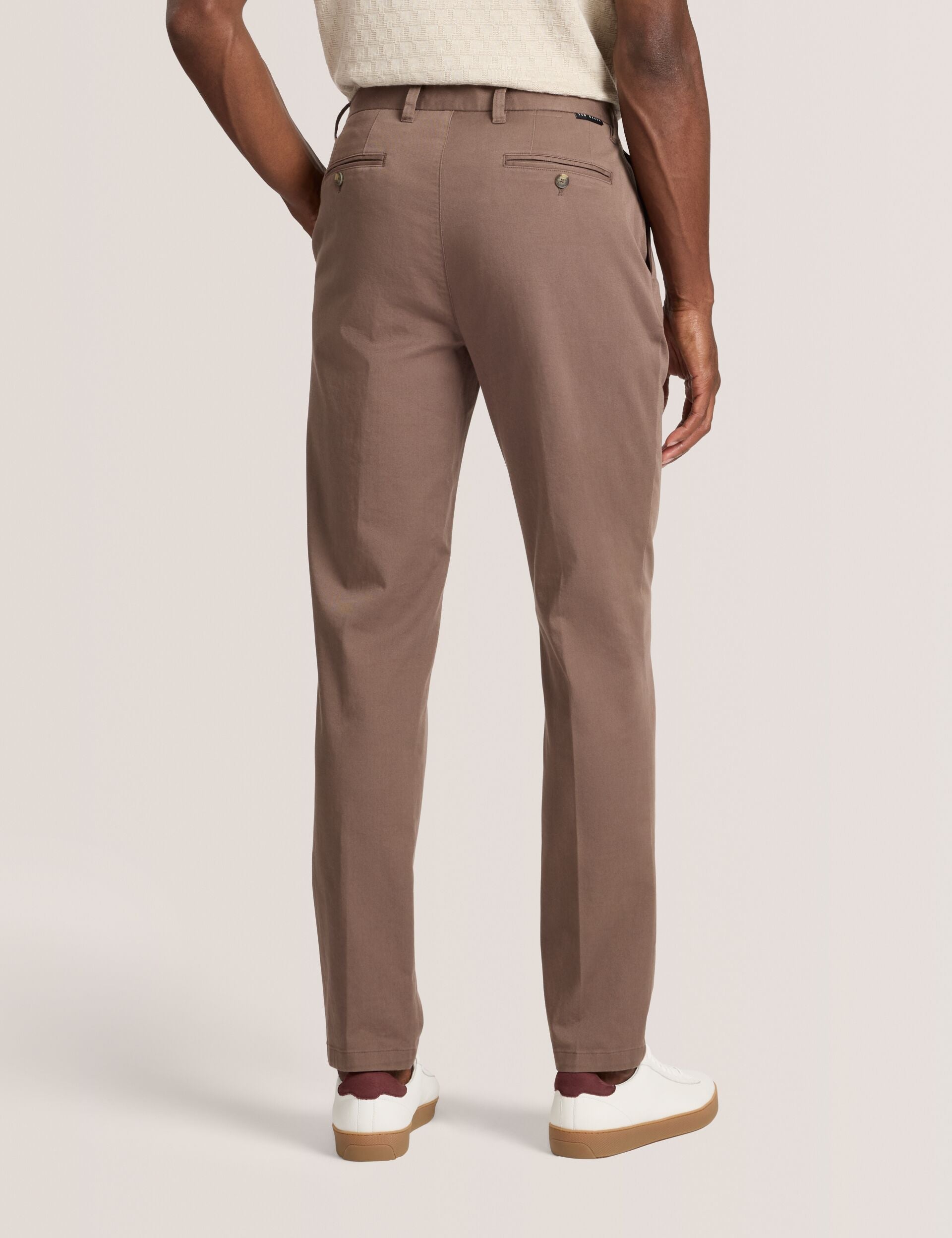 Men HEAVY TWILL CHINO - Coffee Liqueur - Ted Baker