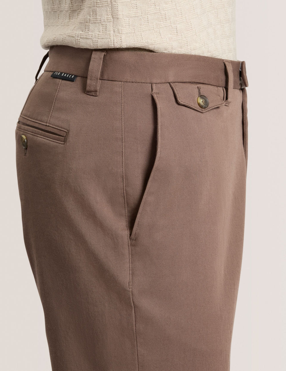 Men HEAVY TWILL CHINO - Coffee Liqueur - Ted Baker