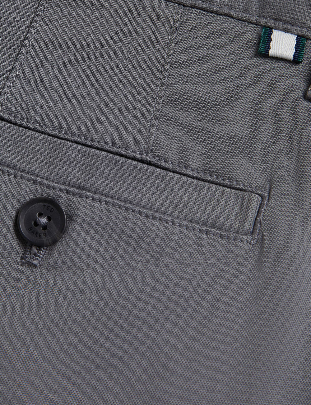 Men RYCE - Slim Fit Textured Cotton Blend Chinos - Ted Baker