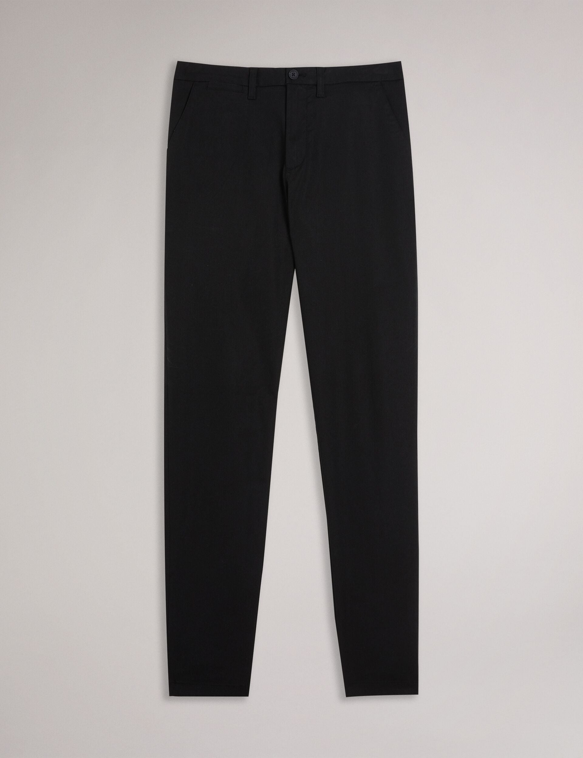 Men|Sale HAYBRN - Black Regular Fit Woven Texture Chinos - Ted Baker