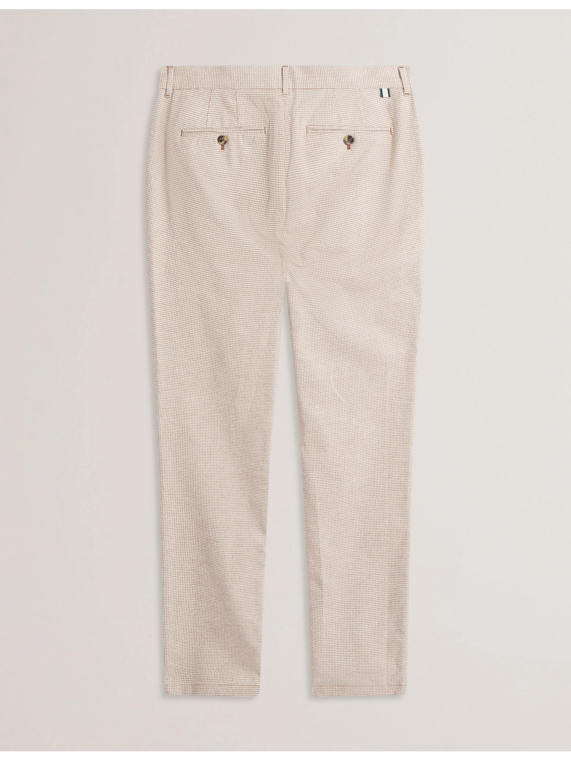 Men HANDLY - Micro Houndstooth Slim Fit Pants - Ted Baker